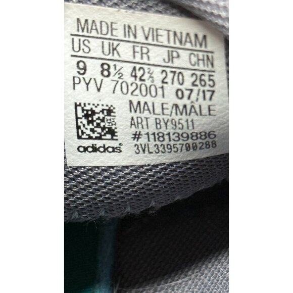 ADIDAS Mens Gray and black EQT Support Low top sneakers size 9 - Picture 7 of 8